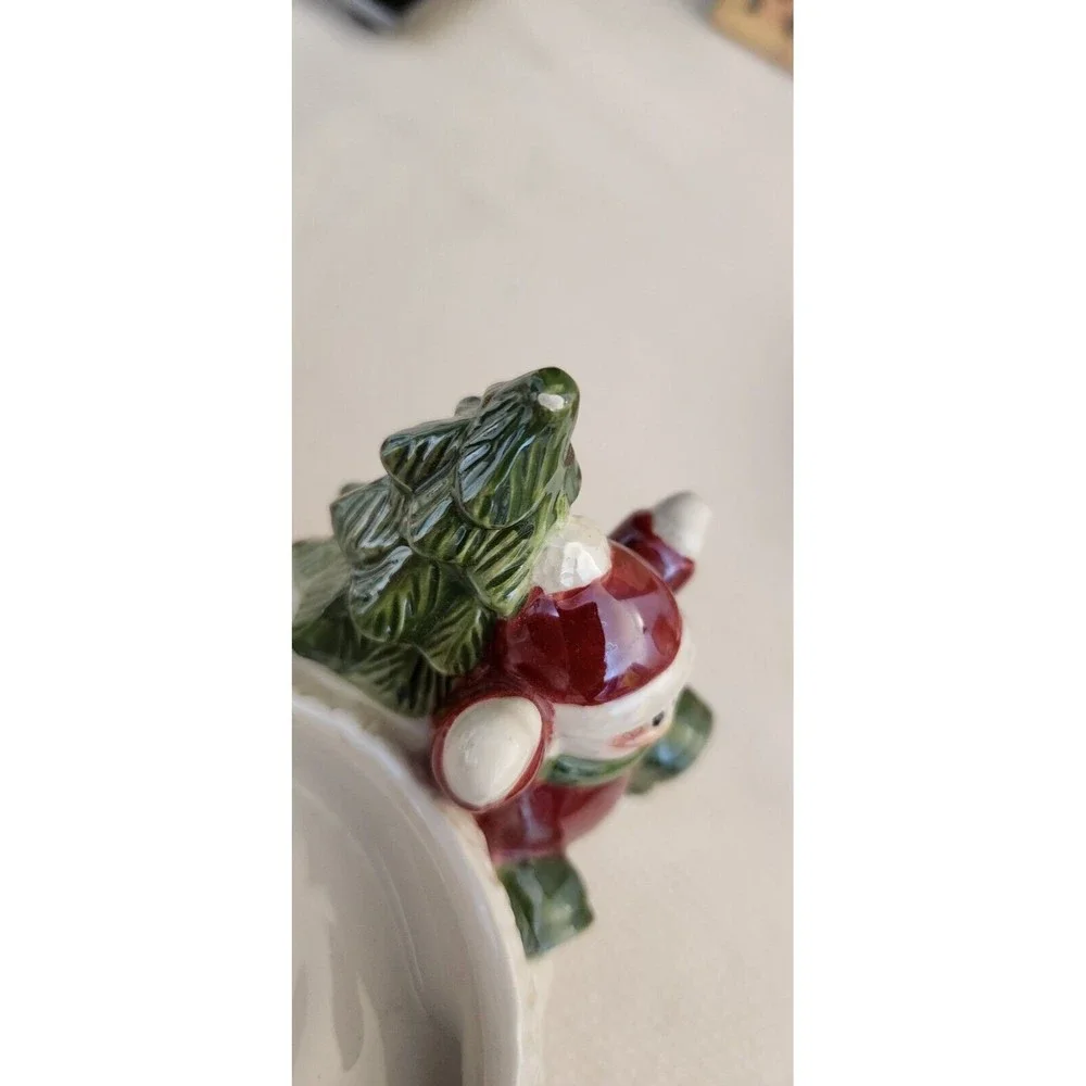 Crazy Mountain Snowman Jar Candle Holder Shady Knoll Cranberry & Sage Collection